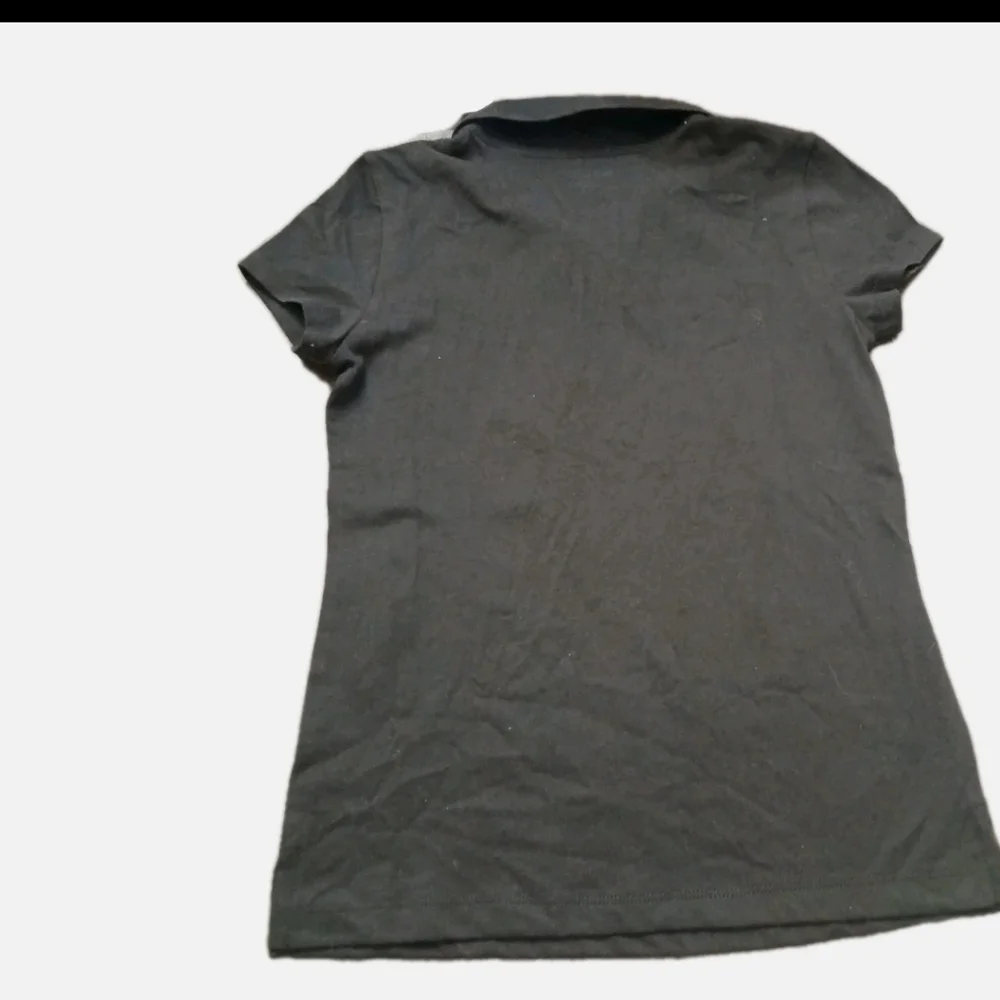 Old Navy Girl's Short Sleeve Basic Polo Shirt Sz Medium 8 Black New